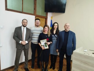 Представники Карлівської міської ради завітали до Карлівського районного суду Полтавської області з нагоди Дня працівників суду.